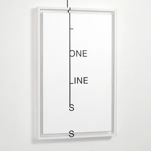 loneliness (one line), 30cm x 50cm, acrylic on canvas, framed, ©2015