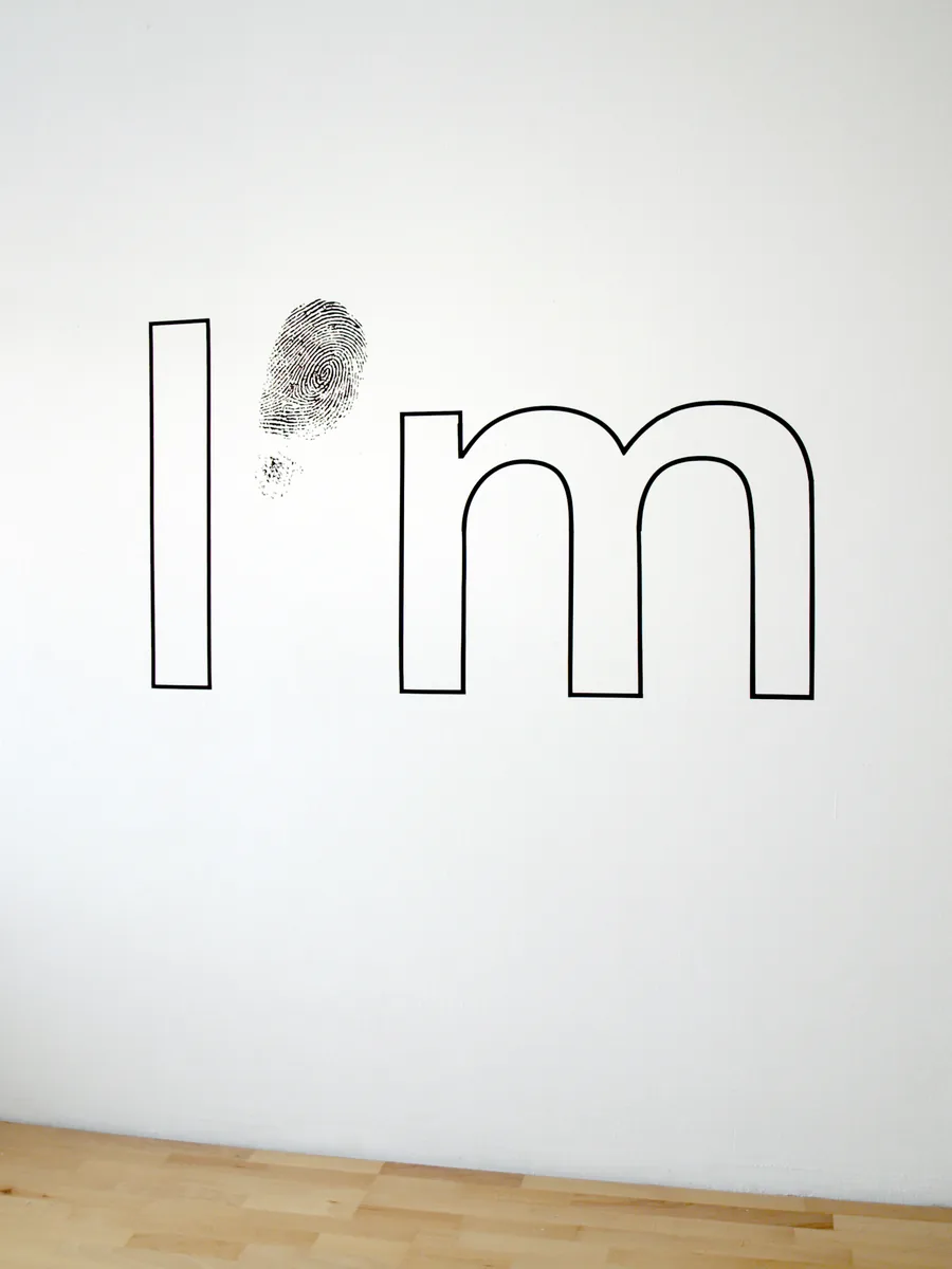 i'mprint, text-installation, dimensions variable, ©2011/2015