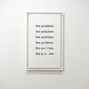 the solution, 30cm x 50cm, acrylic & dispersion paint on canvas, framed, © 2020