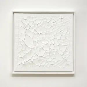 we live in the mess age, 50cm x 50cm, dispersion paint on canvas, framed, © 2020