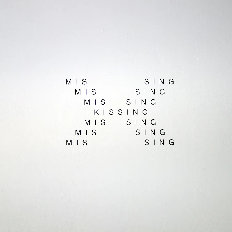 love song, text-installation, dimensions variable, ©2020