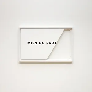 missing part, 30cm x 50cm, acrylic on wooden panel, framed, © 2020
