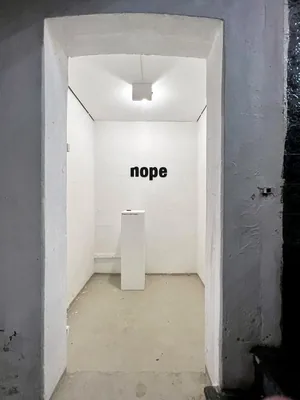 there is still hope, installation view through the doorway