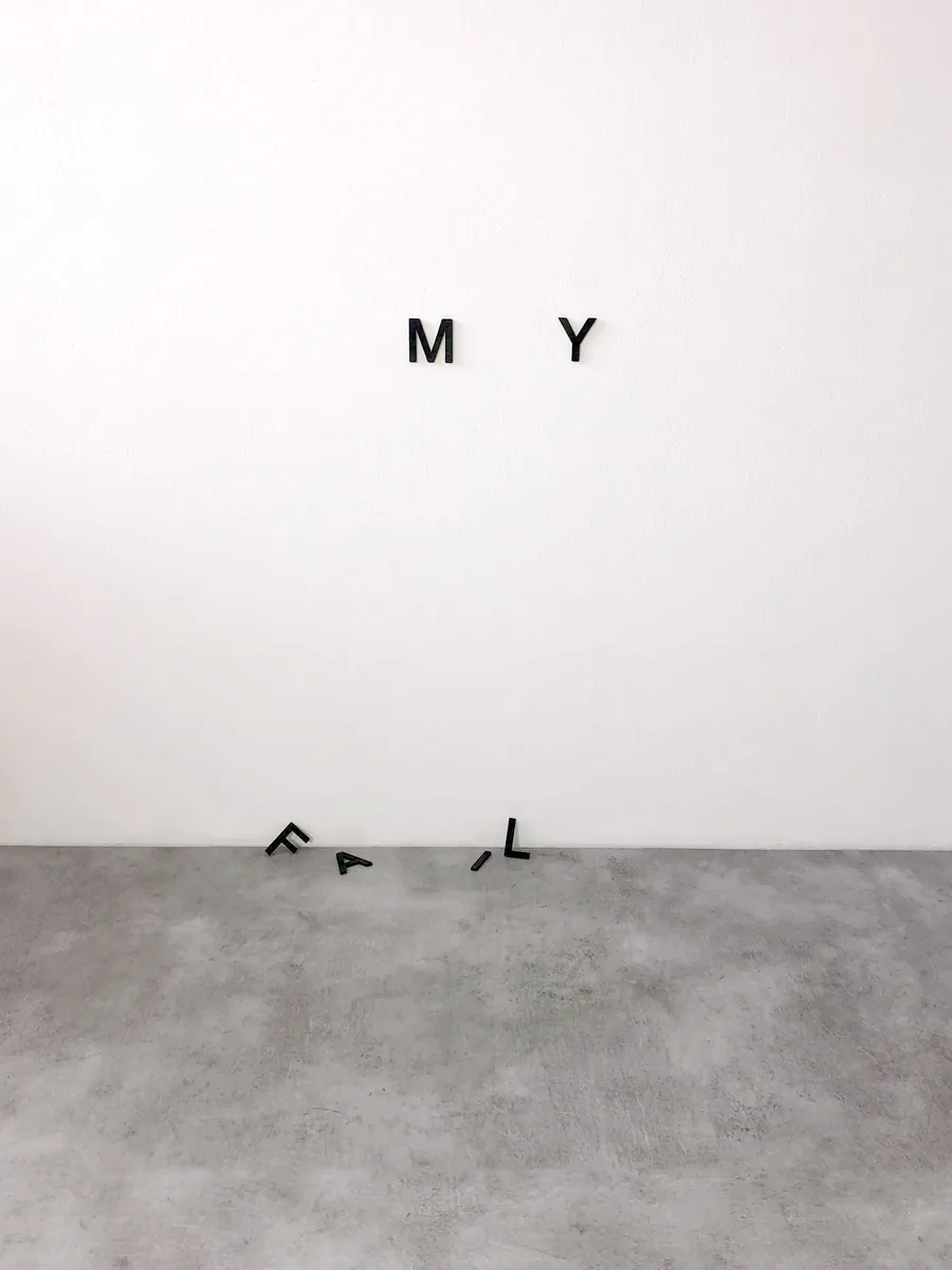 family (my fail), text-installation with wooden letters, dimensions variable, ©2016/2019