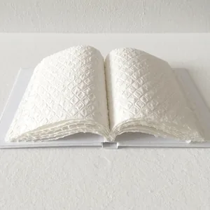 notizbuch für meinen vater, hardcover book with pages made of toilet paper, ©2017