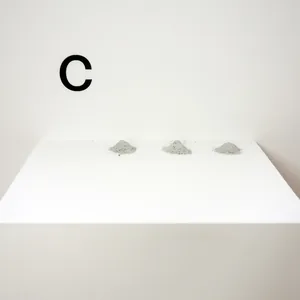 C (what's left) ASH, text-installation, vinyl letter, ash, pedestal, ©2017