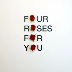 four roses for you, text-installation with roses, ©2013/2016