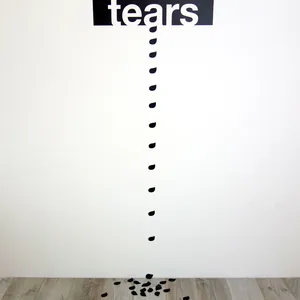 tears, text-installation, ©2012/2016