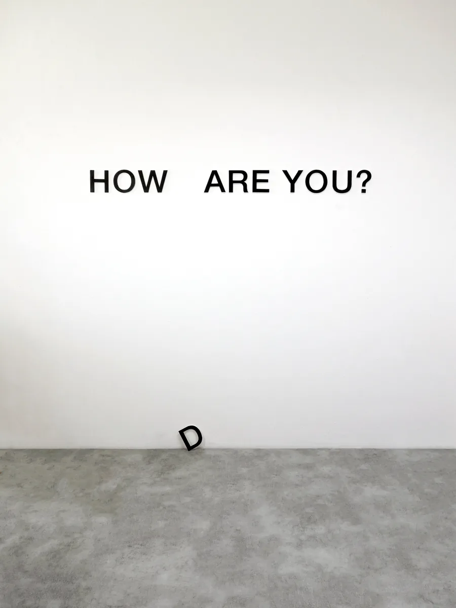 what a question, text-installation with wooden letters, dimensions variable, ©2022