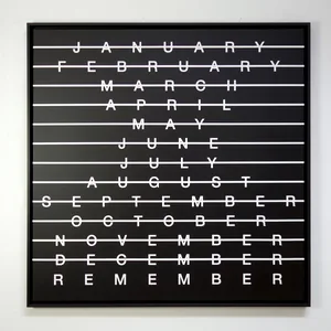 take time, 100cm x 100cm, acrylic on canvas, framed, ©2023