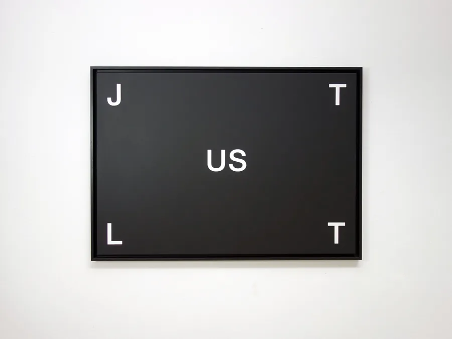us, 100cm x 70cm, acrylic on canvas, framed, ©2021