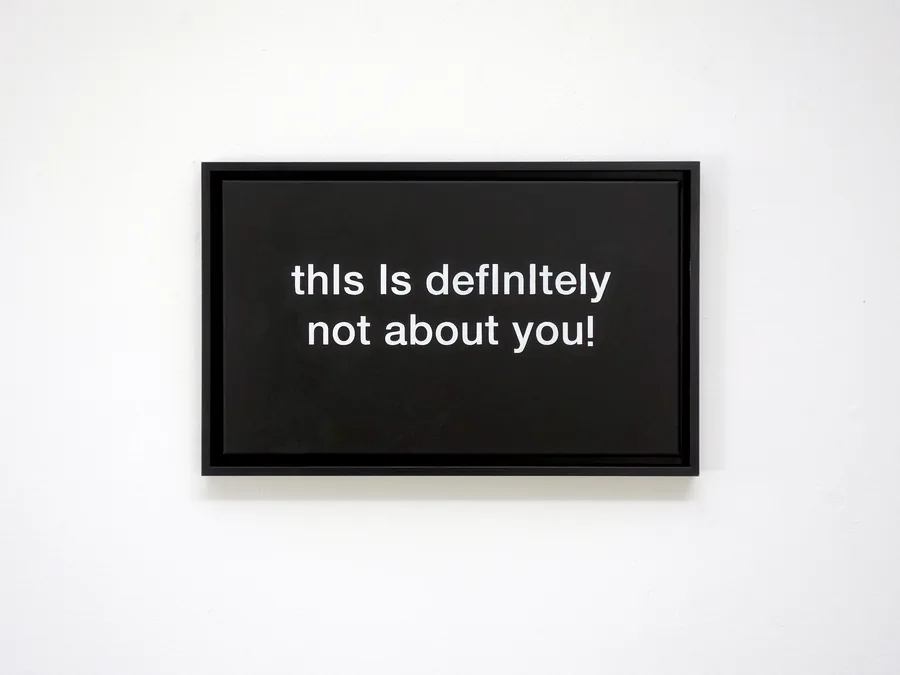 not this time, 50cm x 30cm, acrylic on canvas, framed, ©2022