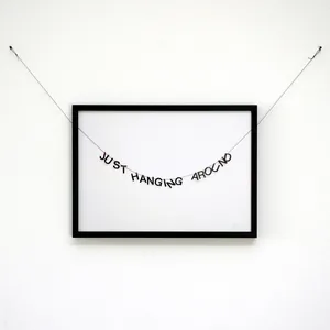 just hanging around, digital photo print on 400 g/m2 paper, adapted frame with black metal rim, limited edition of 10 + 1 A.P., ©2022