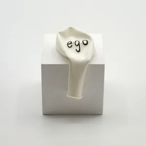 ego, balloon on wooden base, limited edition (50 pieces), ©2012/2021