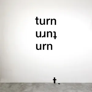 no matter how you turn it, text-installation with wooden letters, dimensions variable, ©2022