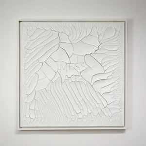 we live in the mess age, 80cm x 80cm, dispersion paint on canvas, framed, ©2021