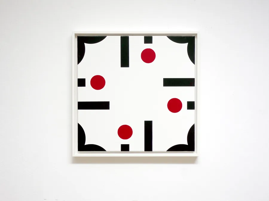 bild bild, 50cm x 50cm, acrylic on canvas, framed, © 2023