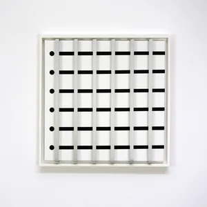 i…, 50cm x 50cm, acrylic and aluminum bars on canvas, framed, ©2022