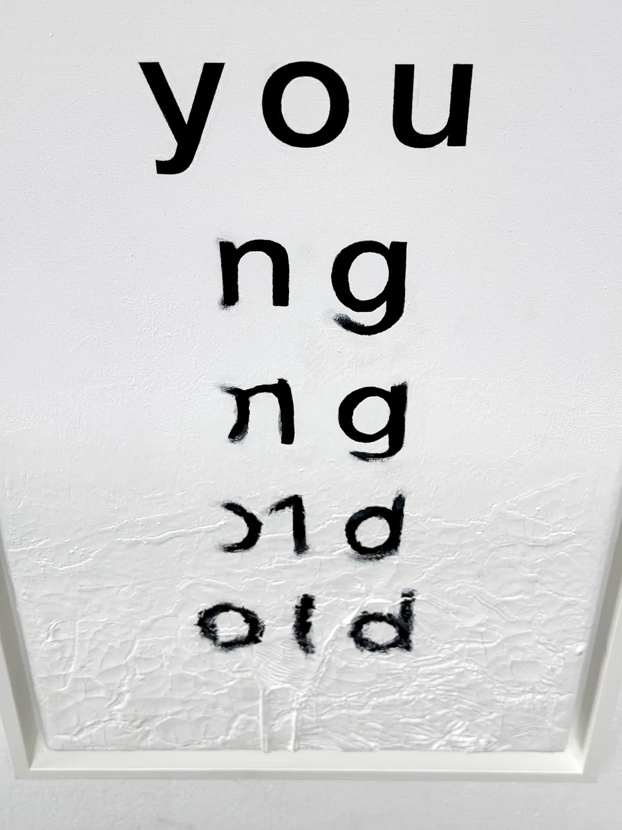 forever you, the framed work on the wall