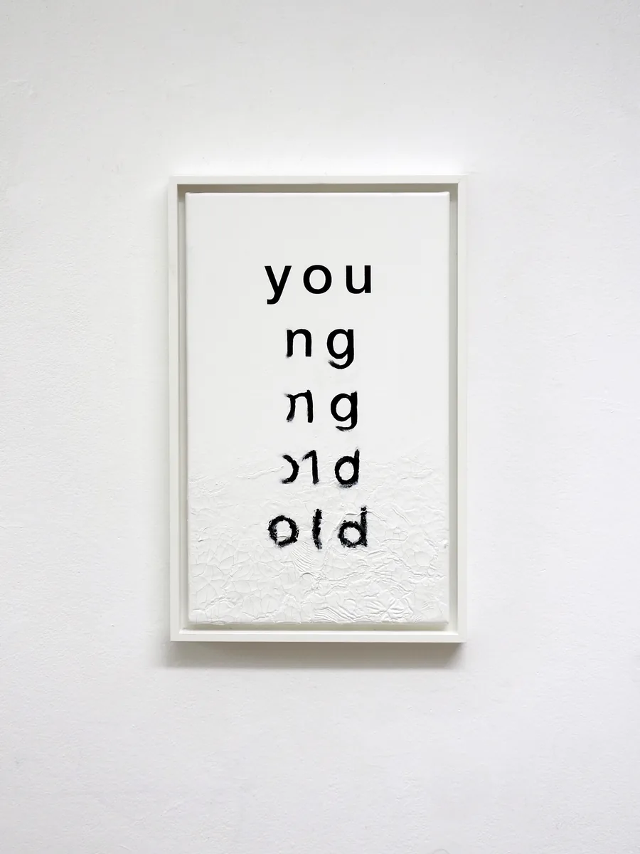 forever you, 30cm x 50cm, acrylic & dispersion paint on canvas, framed, ©2024
