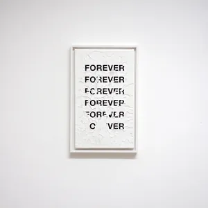 nothing lasts forever, 30cm x 50cm, acrylic & dispersion paint on canvas, framed, ©2021