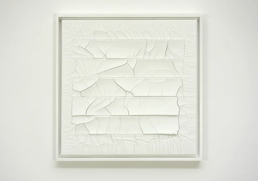 between the lines, 50cm x 50cm, dispersion paint on canvas, framed, ©2022