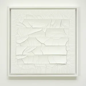 between the lines, 50cm x 50cm, dispersion paint on canvas, framed, ©2022