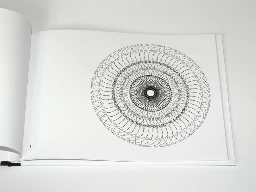 rotated alphabet, the open book, one letter turned through a full circle