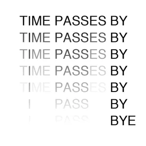 bye, concrete poetry, ©anatol knotek