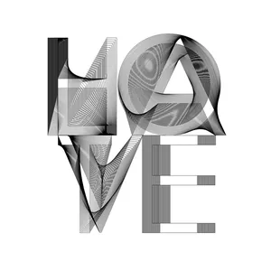 lovehate, concrete poetry, ©anatol knotek