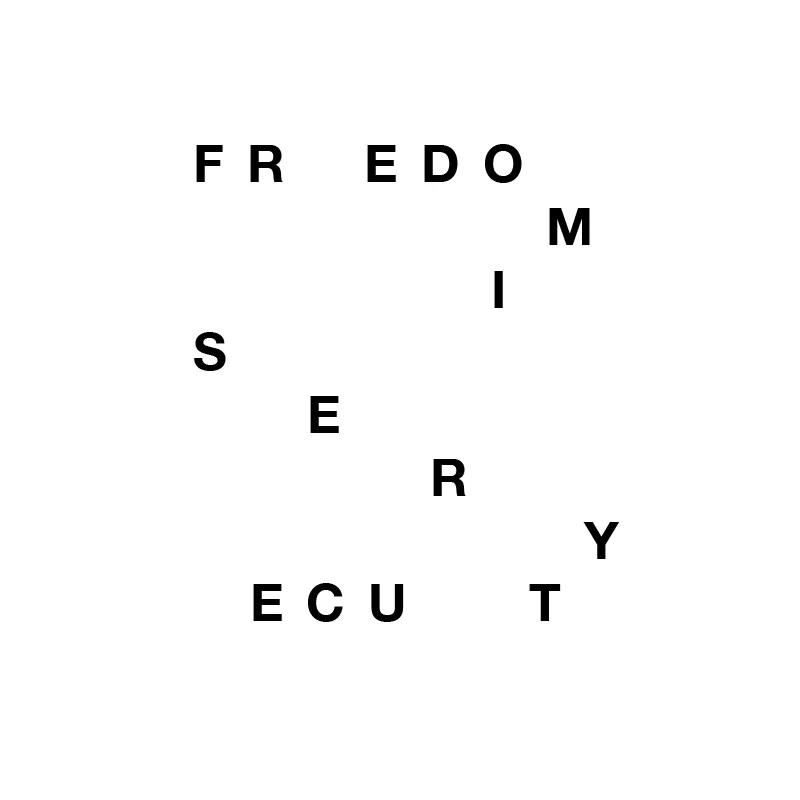 misery, concrete poetry, ©anatol knotek