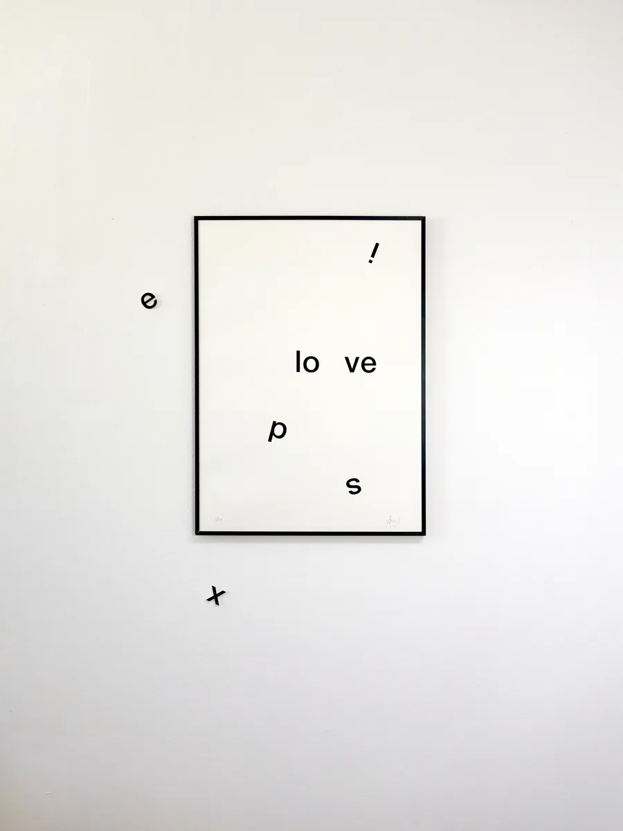 »explosive« screen print, limited edition of 20