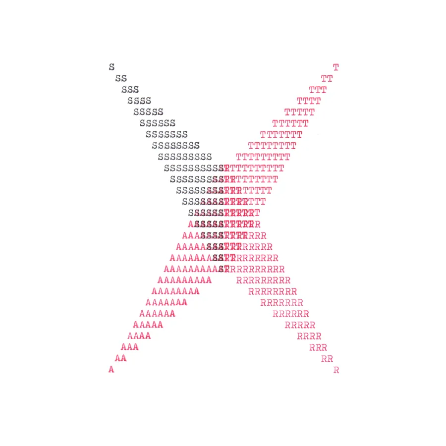 art-star, typewriter art, ©anatol knotek