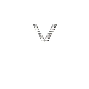 kissing, typewriter art, ©anatol knotek