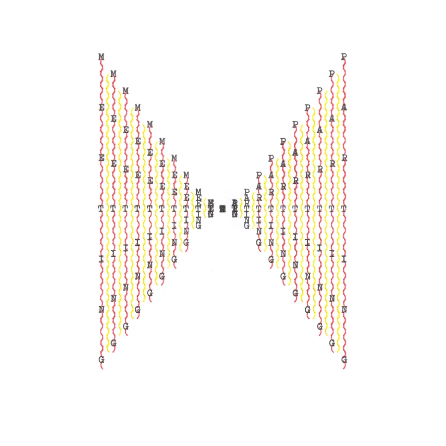 life is a butterfly, typewriter art, ©anatol knotek