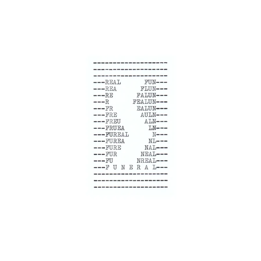 life (the long and winding road), typewriter art, ©anatol knotek