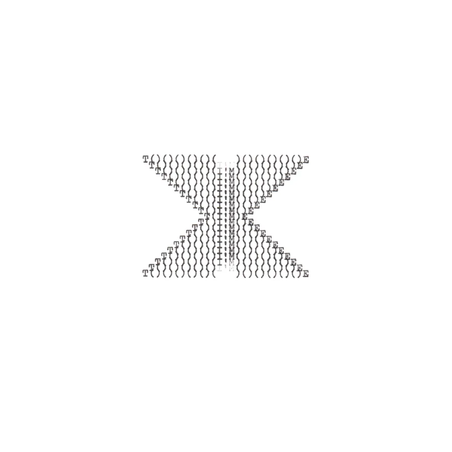 t i'm e, typewriter art, ©anatol knotek
