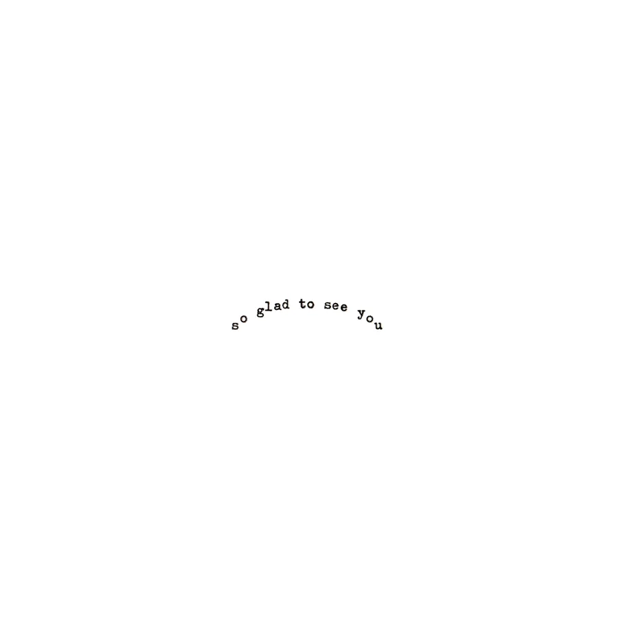so glad to see you, typewriter art, ©anatol knotek