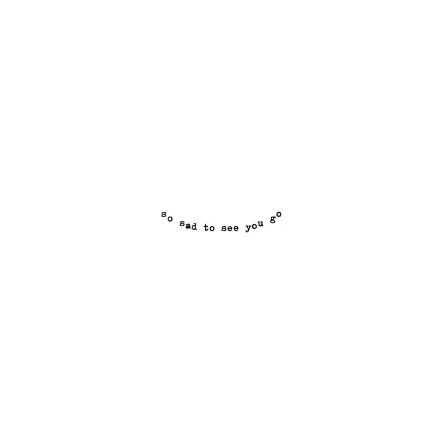 so sad to see you go, typewriter art, ©anatol knotek